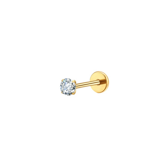 Mini CZ Flat Back Stud