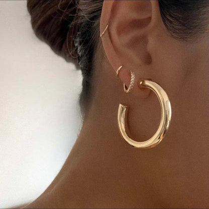 Timeless Gold Hoop Earrings