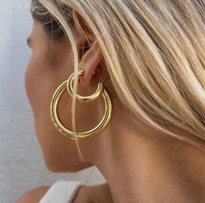 Timeless Gold Hoop Earrings