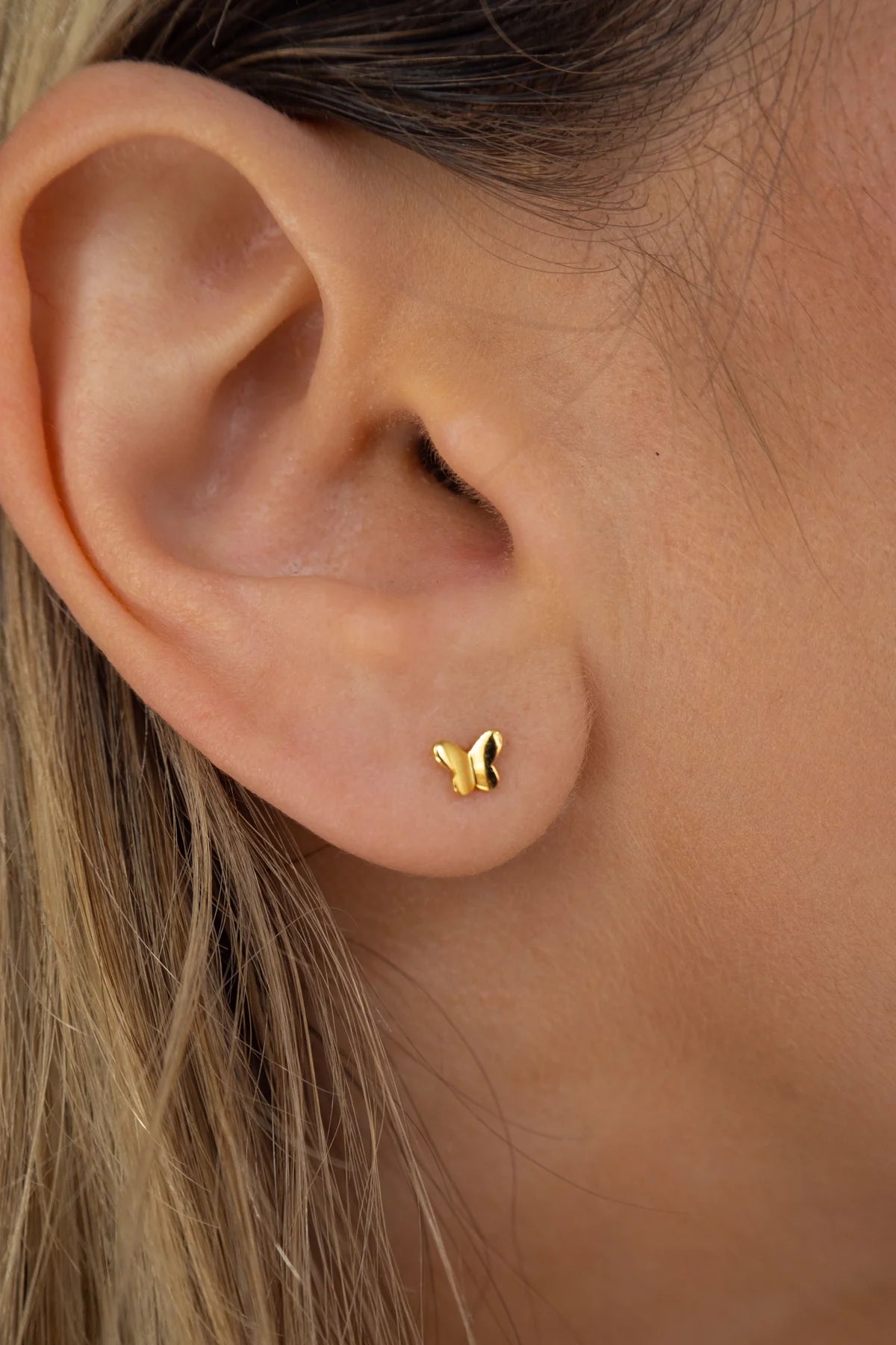 Butterfly Flat Back Stud