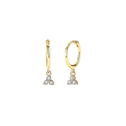 Trinity Dangle Hoops